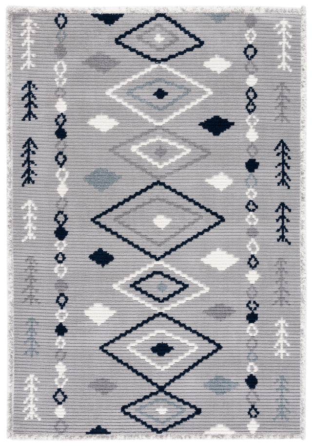 Safavieh Marrakesh Mrk604P Grey/Navy Rug.