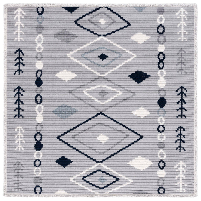 Safavieh Marrakesh Mrk604P Grey/Navy Rug.