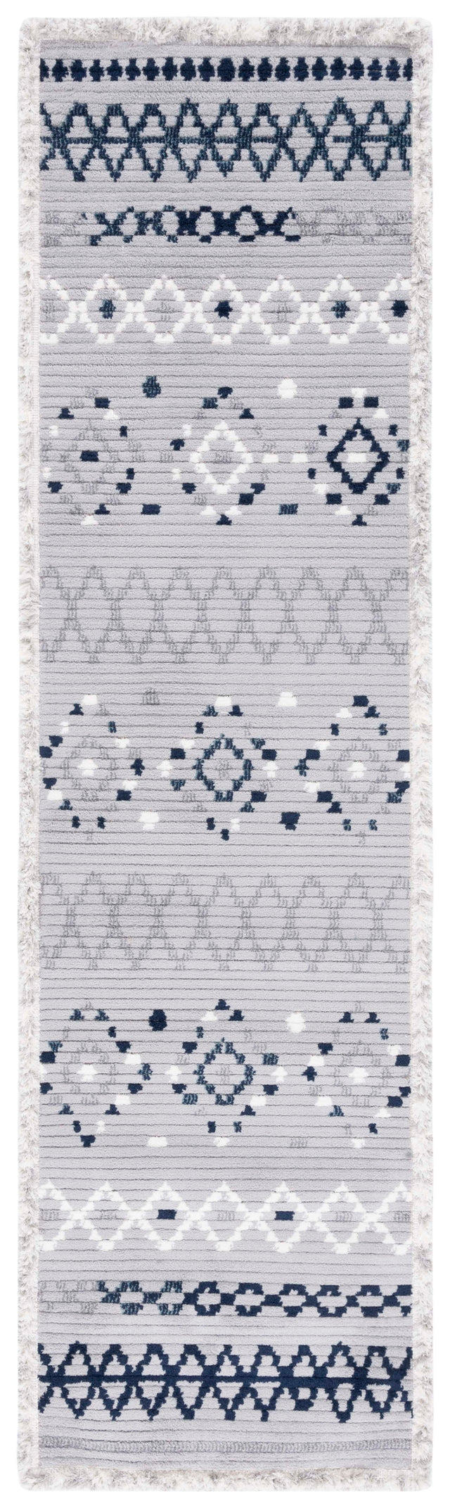 Safavieh Marrakesh Mrk612F Grey/Navy Rug.