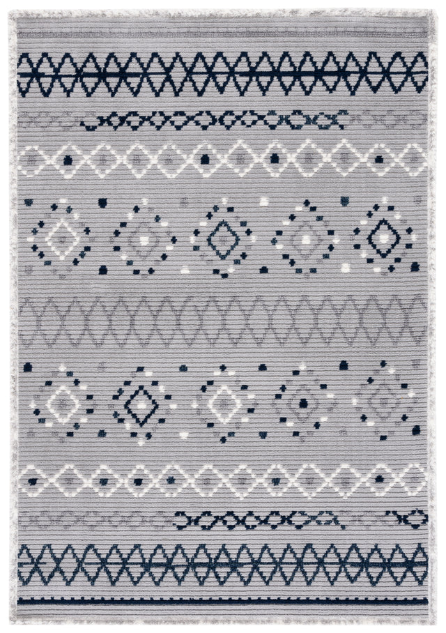 Safavieh Marrakesh Mrk612F Grey/Navy Rug.