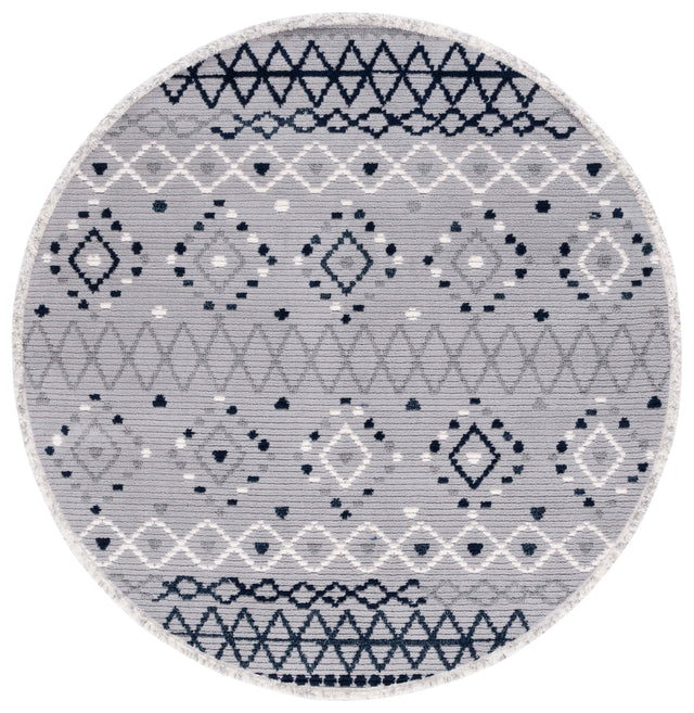 Safavieh Marrakesh Mrk612F Grey/Navy Rug.