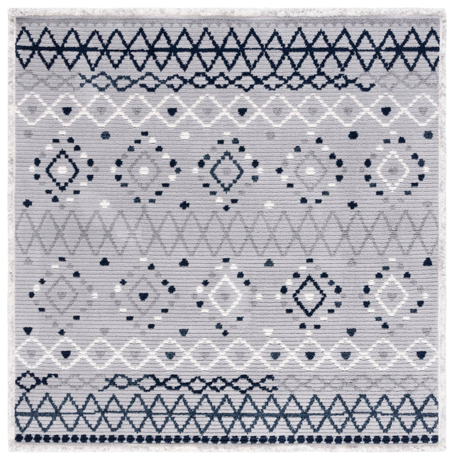 Safavieh Marrakesh Mrk612F Grey/Navy Rug.