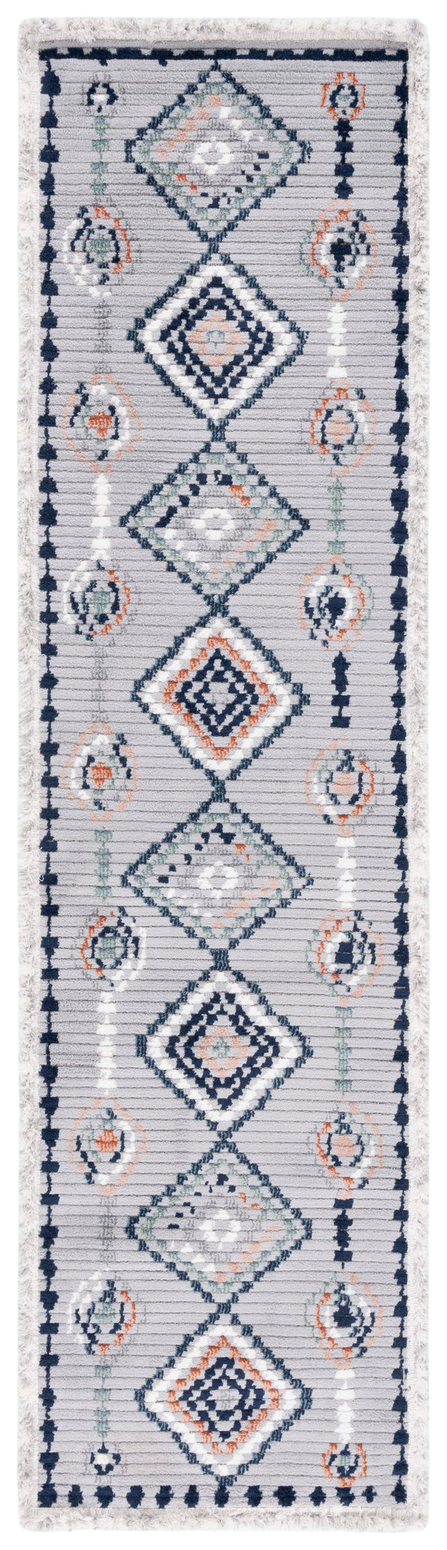 Safavieh Marrakesh Mrk616F Grey/Blue Rust Rug.
