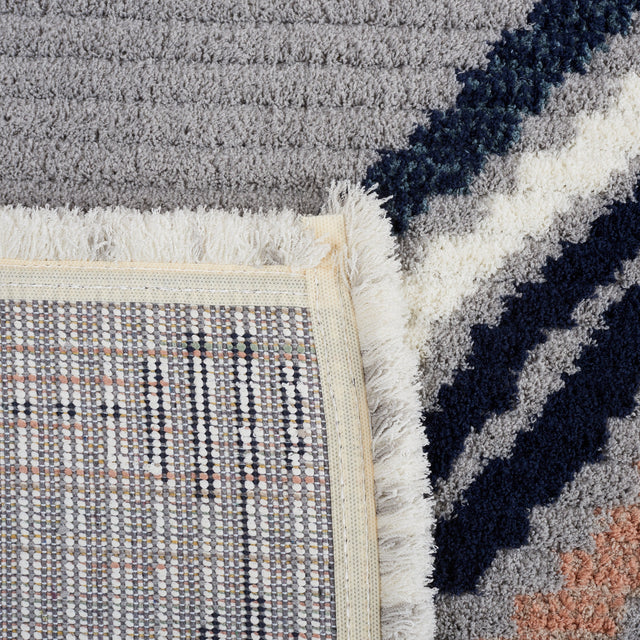 Safavieh Marrakesh Mrk616F Grey/Blue Rust Rug.