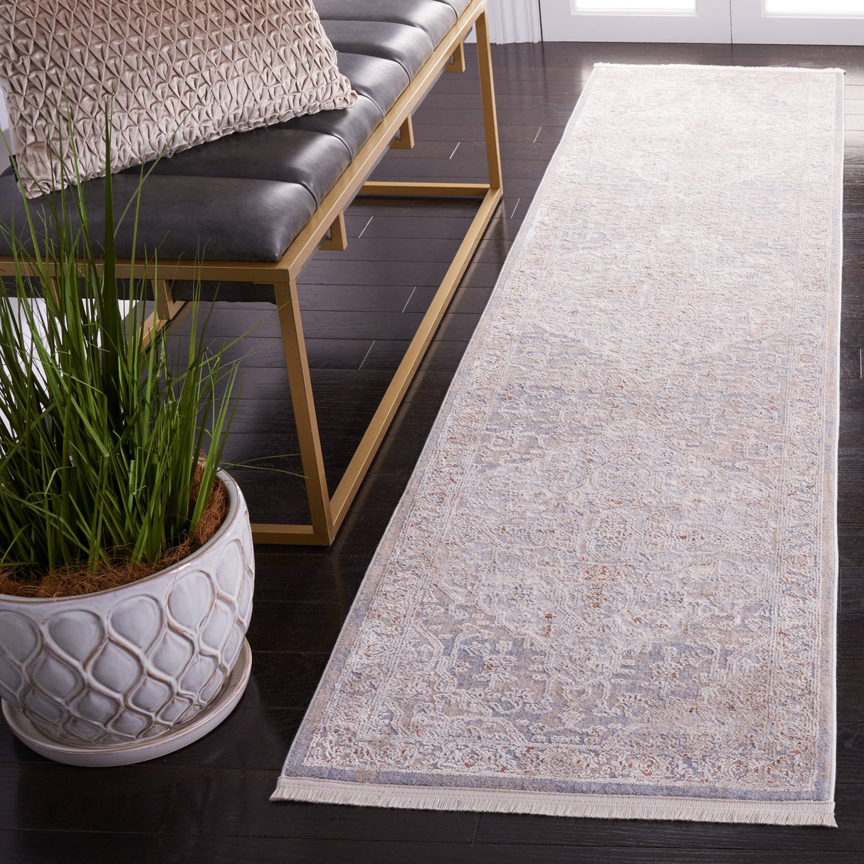 Safavieh Marmara Mrm320B Beige/Blue Rust Rug.