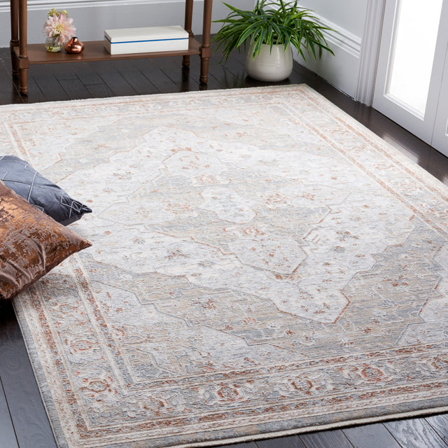 Safavieh Marmara Mrm320B Beige/Blue Rust Rug.