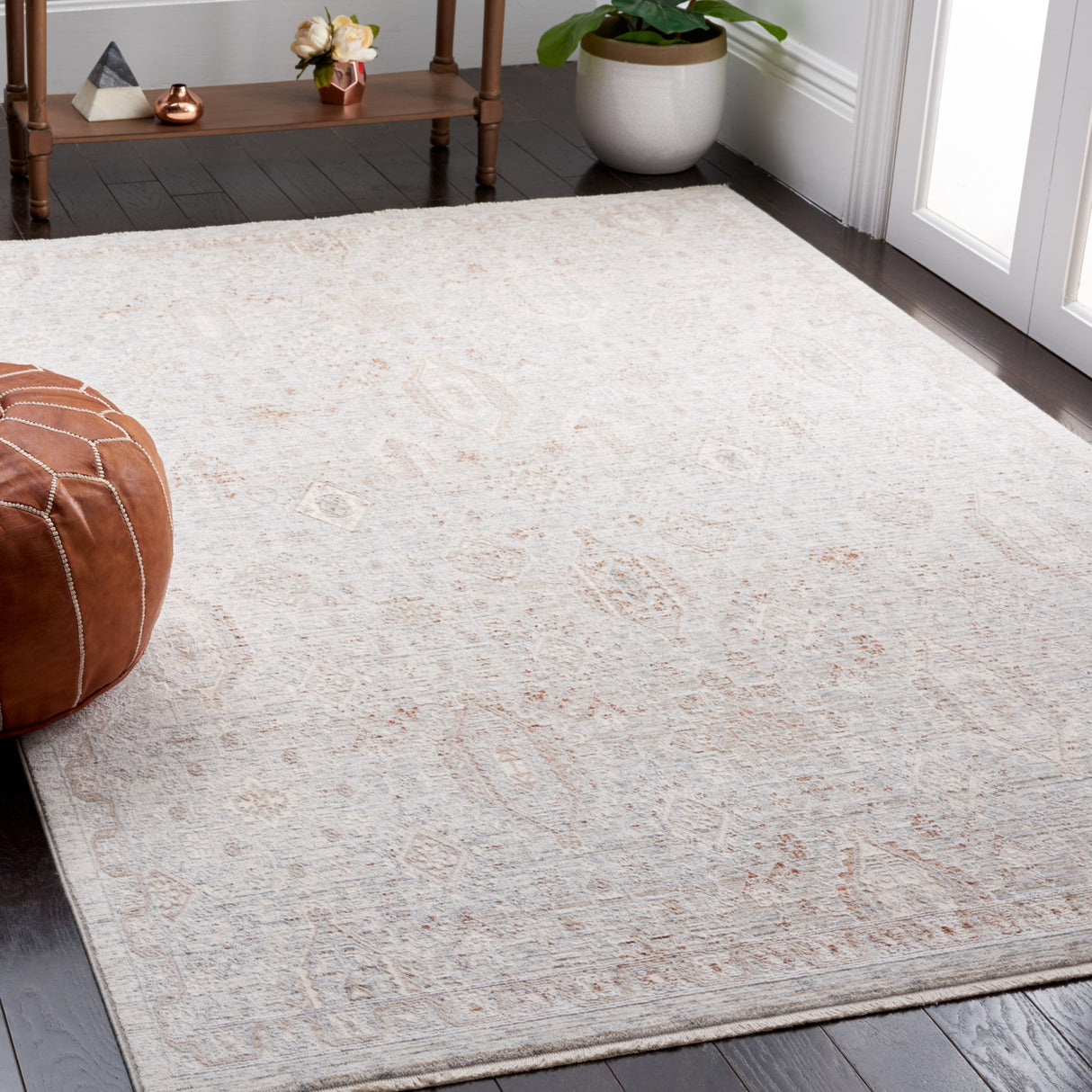 Safavieh Marmara Mrm322F Grey/Blue Rust Rug.