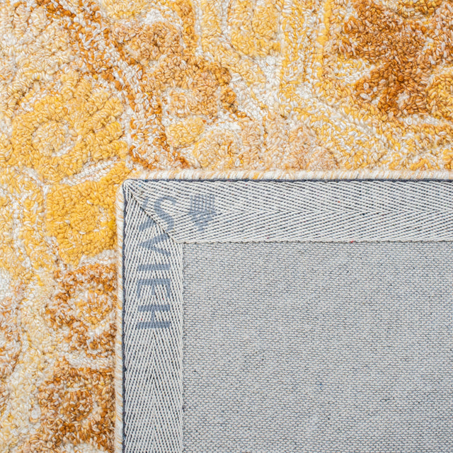 Safavieh Marquee Mrq110E Yellow/Ivory Rugs.