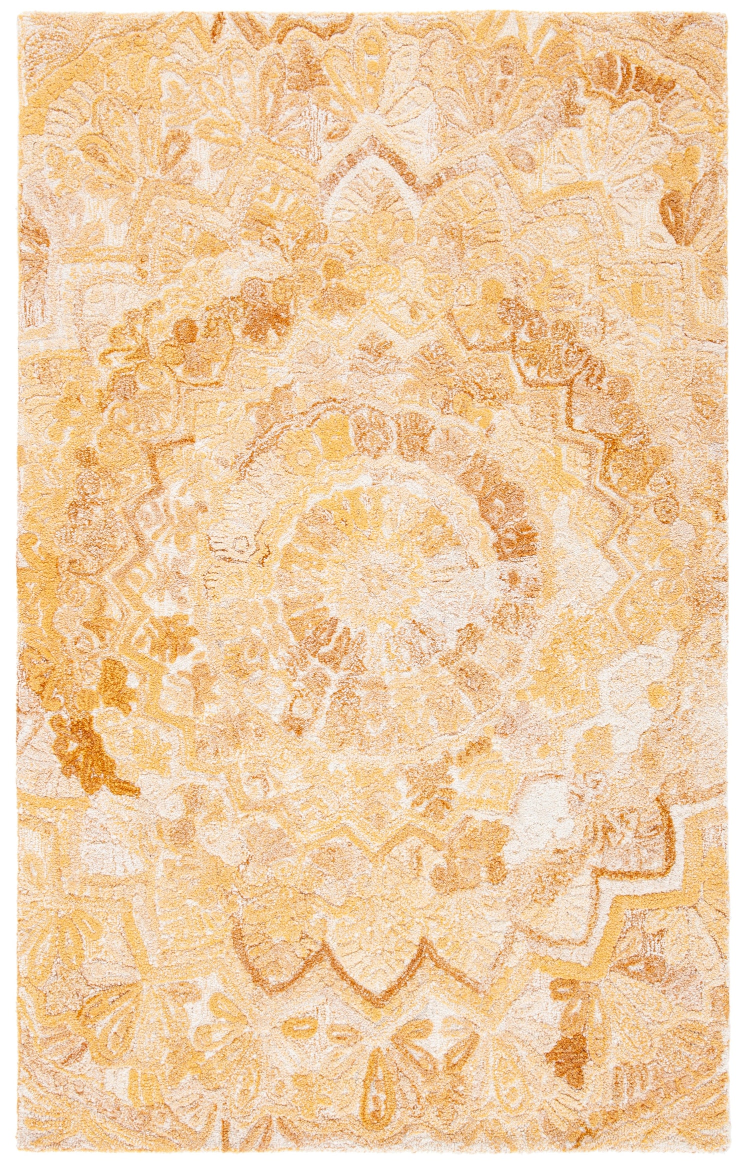 Safavieh Marquee Mrq110E Yellow/Ivory Rugs.
