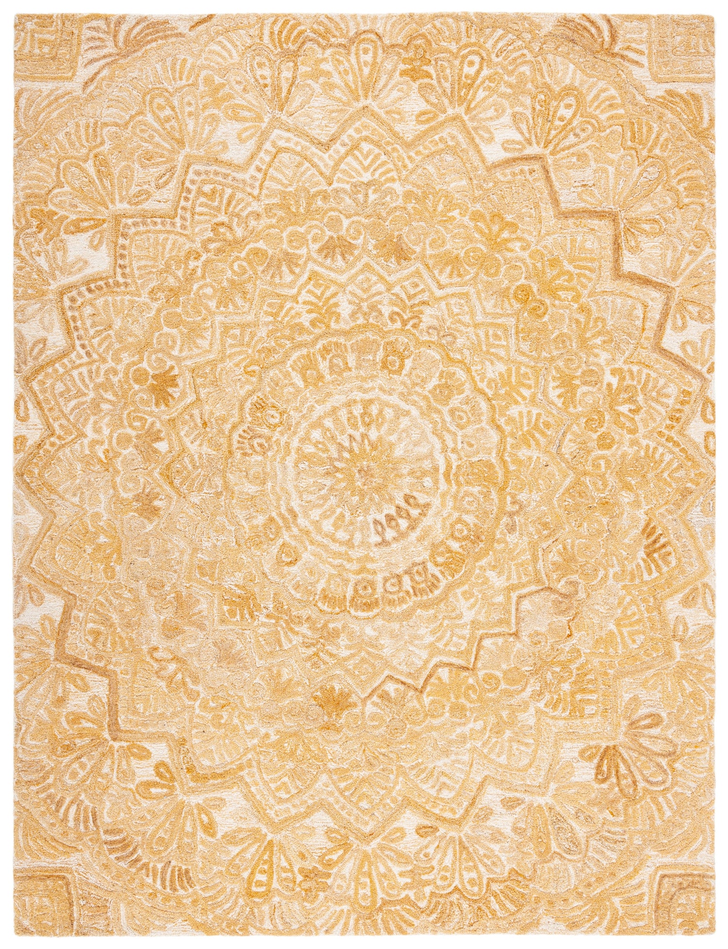 Safavieh Marquee Mrq110E Yellow/Ivory Rugs.
