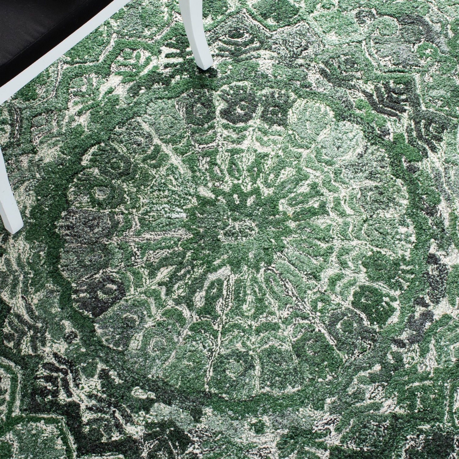 Safavieh Marquee Mrq110Y Green/Ivory Rug.