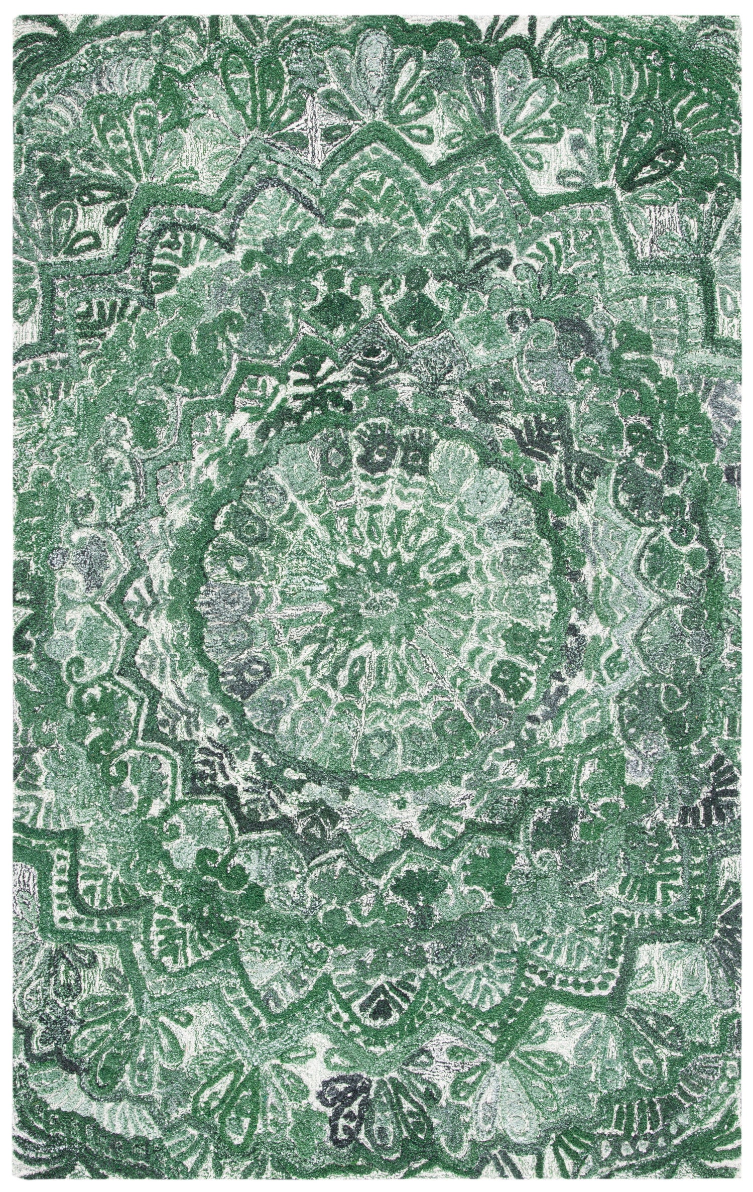 Safavieh Marquee Mrq110Y Green/Ivory Rug.