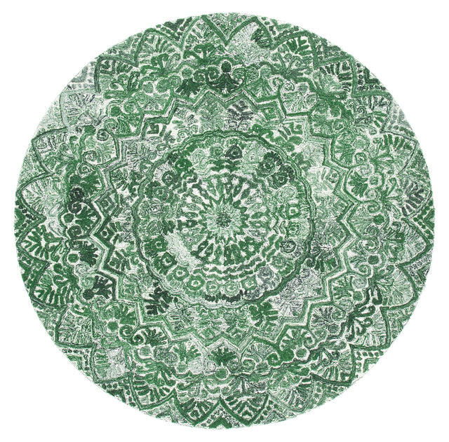 Safavieh Marquee Mrq110Y Green/Ivory Rug.