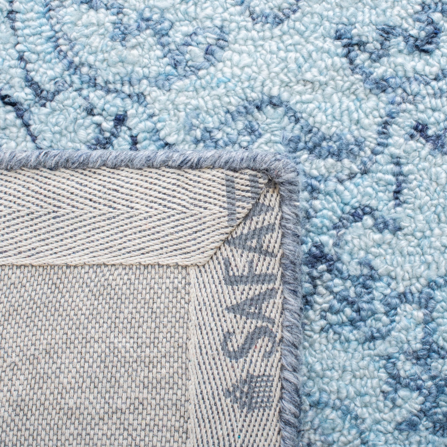 Safavieh Marquee Mrq112J Light Blue/Navy Rugs.
