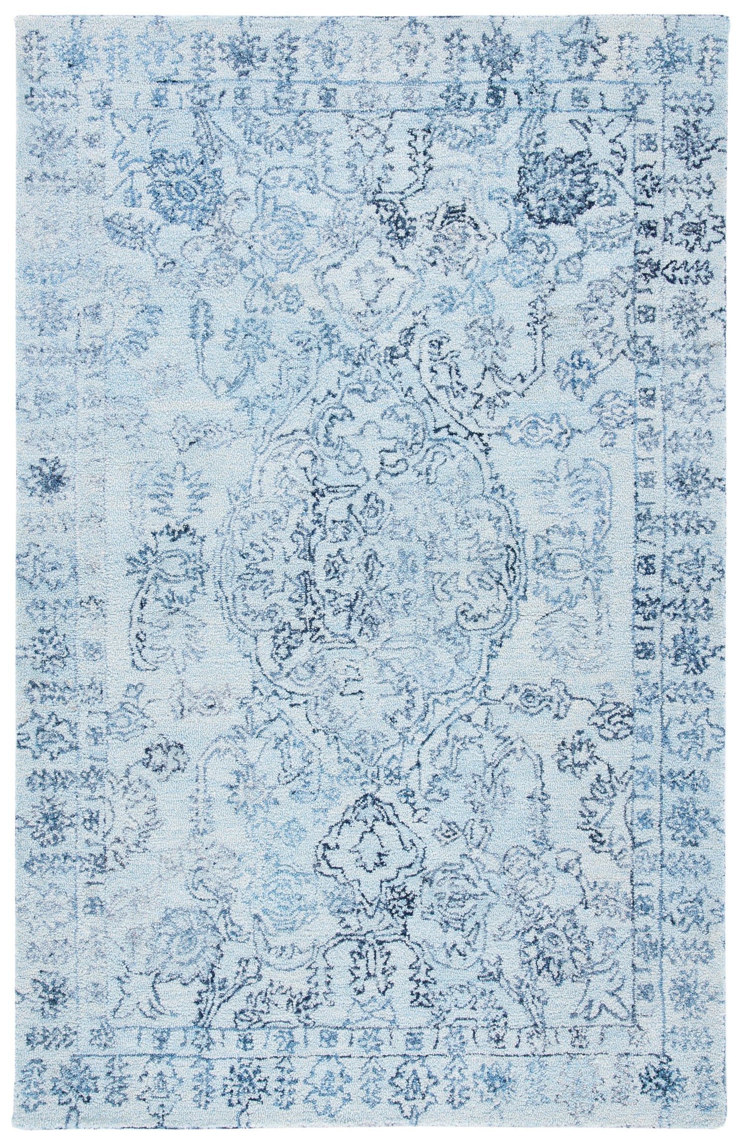 Safavieh Marquee Mrq112J Light Blue/Navy Rugs.