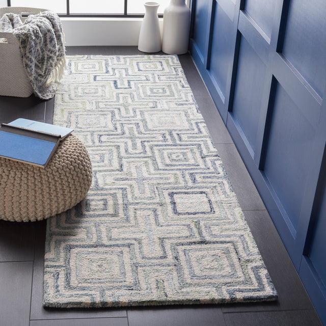 Safavieh Marquee Mrq113A Ivory/Blue Rugs.