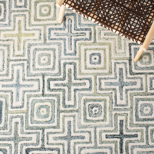 Safavieh Marquee Mrq113A Ivory/Blue Rugs.