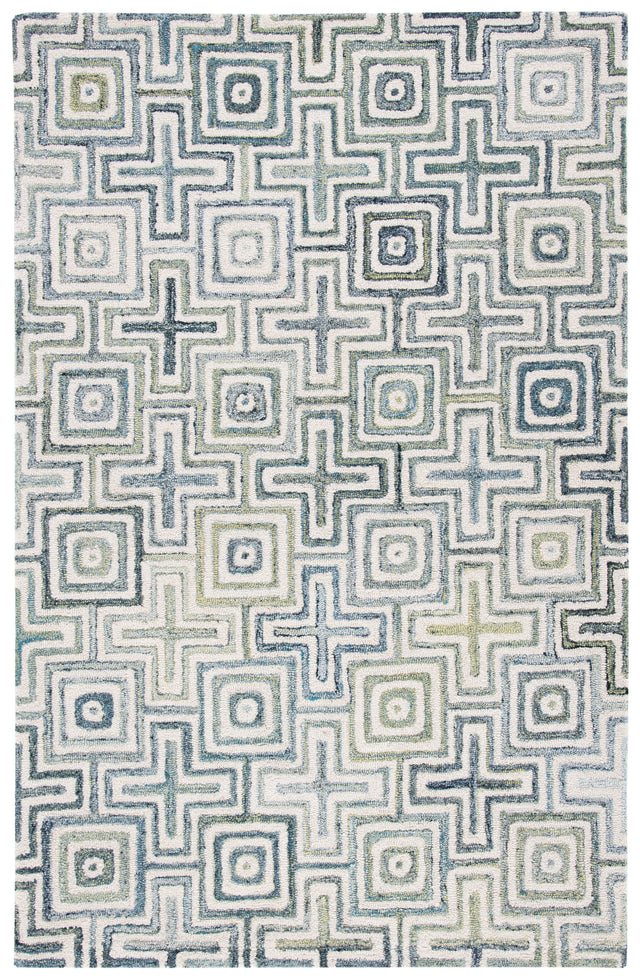 Safavieh Marquee Mrq113A Ivory/Blue Rugs.