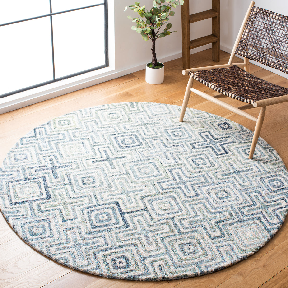 Safavieh Marquee Mrq113A Ivory/Blue Rugs.