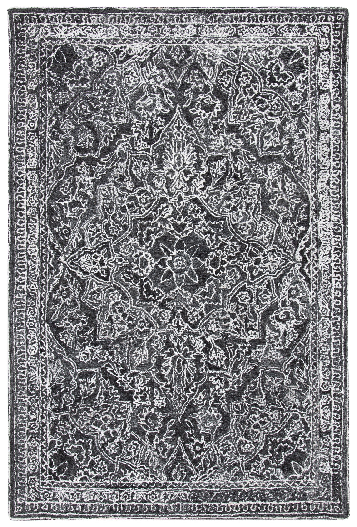 Safavieh Marquee Mrq117Z Black/Ivory Rugs.