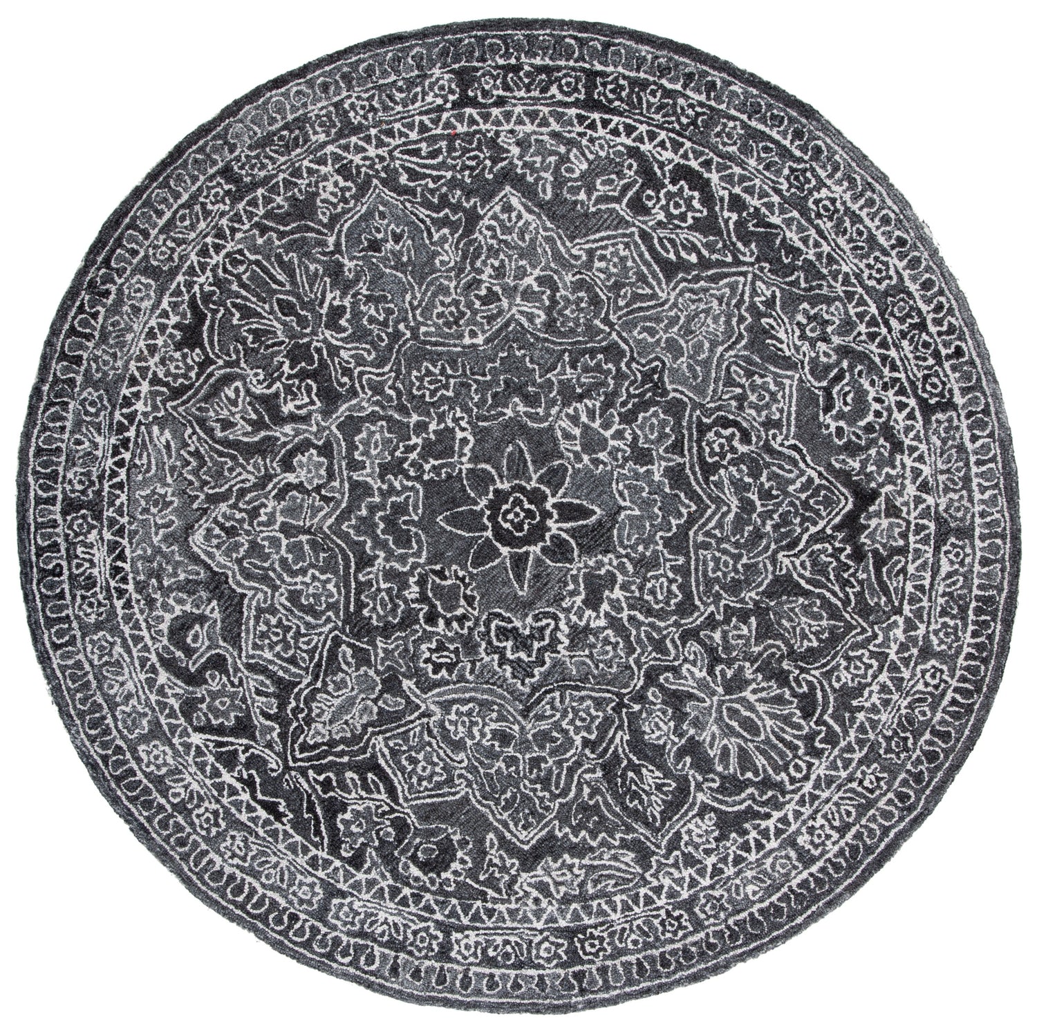 Safavieh Marquee Mrq117Z Black/Ivory Rugs.