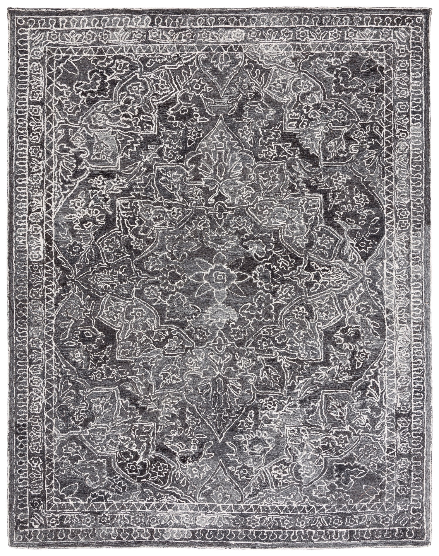 Safavieh Marquee Mrq117Z Black/Ivory Rugs.