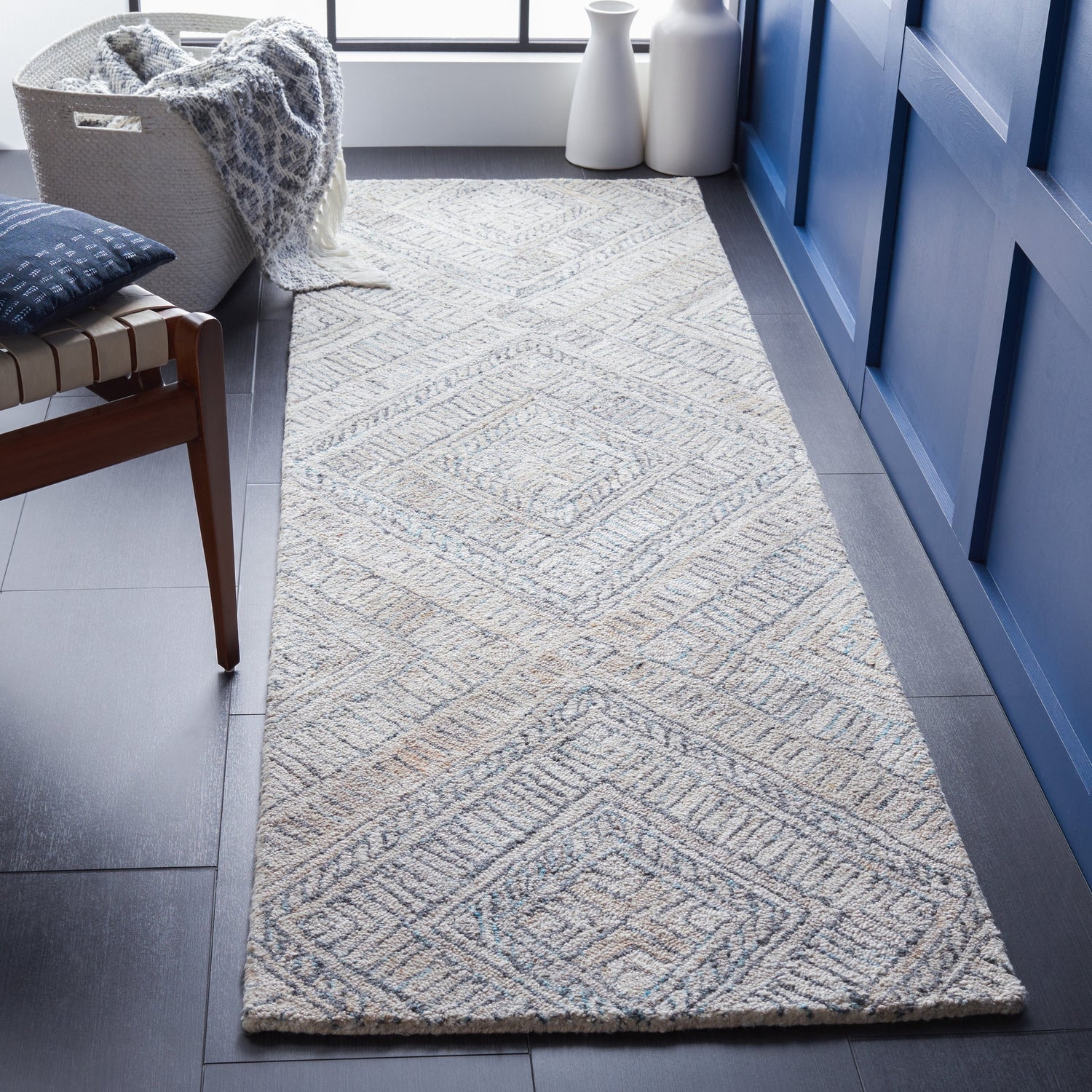 Safavieh Marquee Mrq119K Turquoise/Beige Rugs.