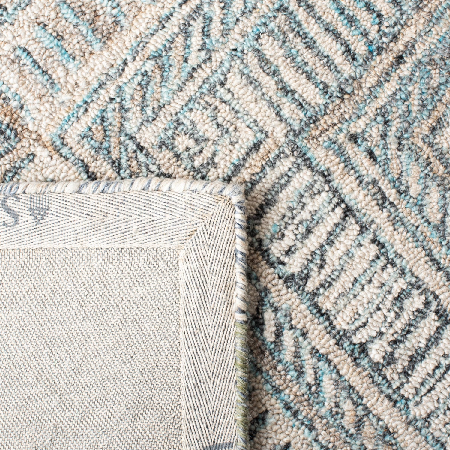 Safavieh Marquee Mrq119K Turquoise/Beige Rugs.