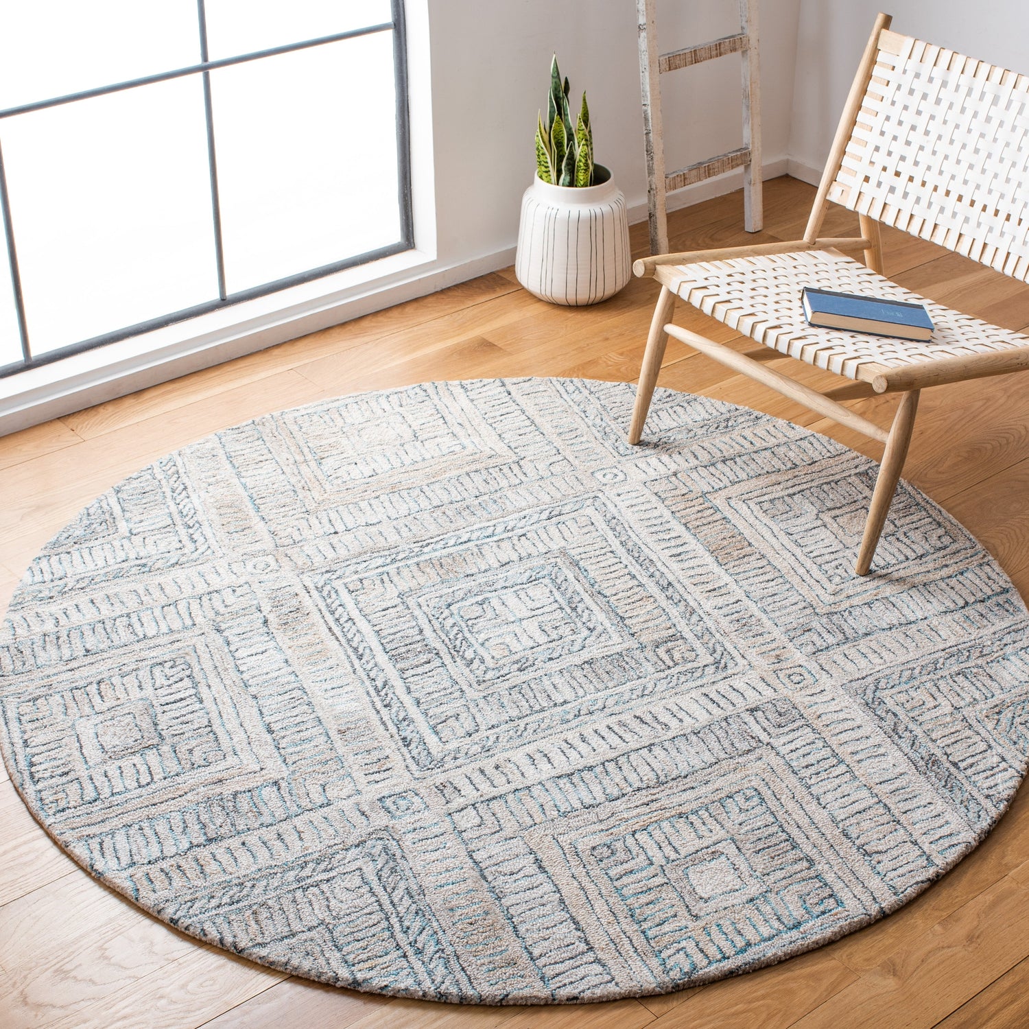 Safavieh Marquee Mrq119K Turquoise/Beige Rugs.