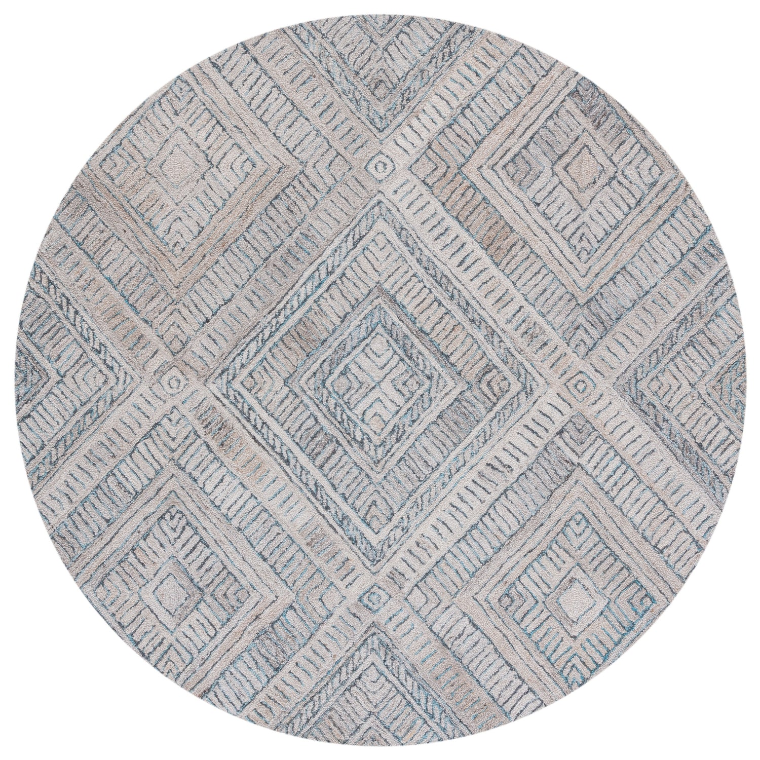 Safavieh Marquee Mrq119K Turquoise/Beige Rugs.