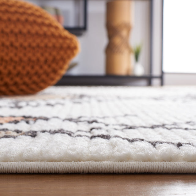 Safavieh Moroccan Tassel Mrt105A Ivory/Orange Rug.