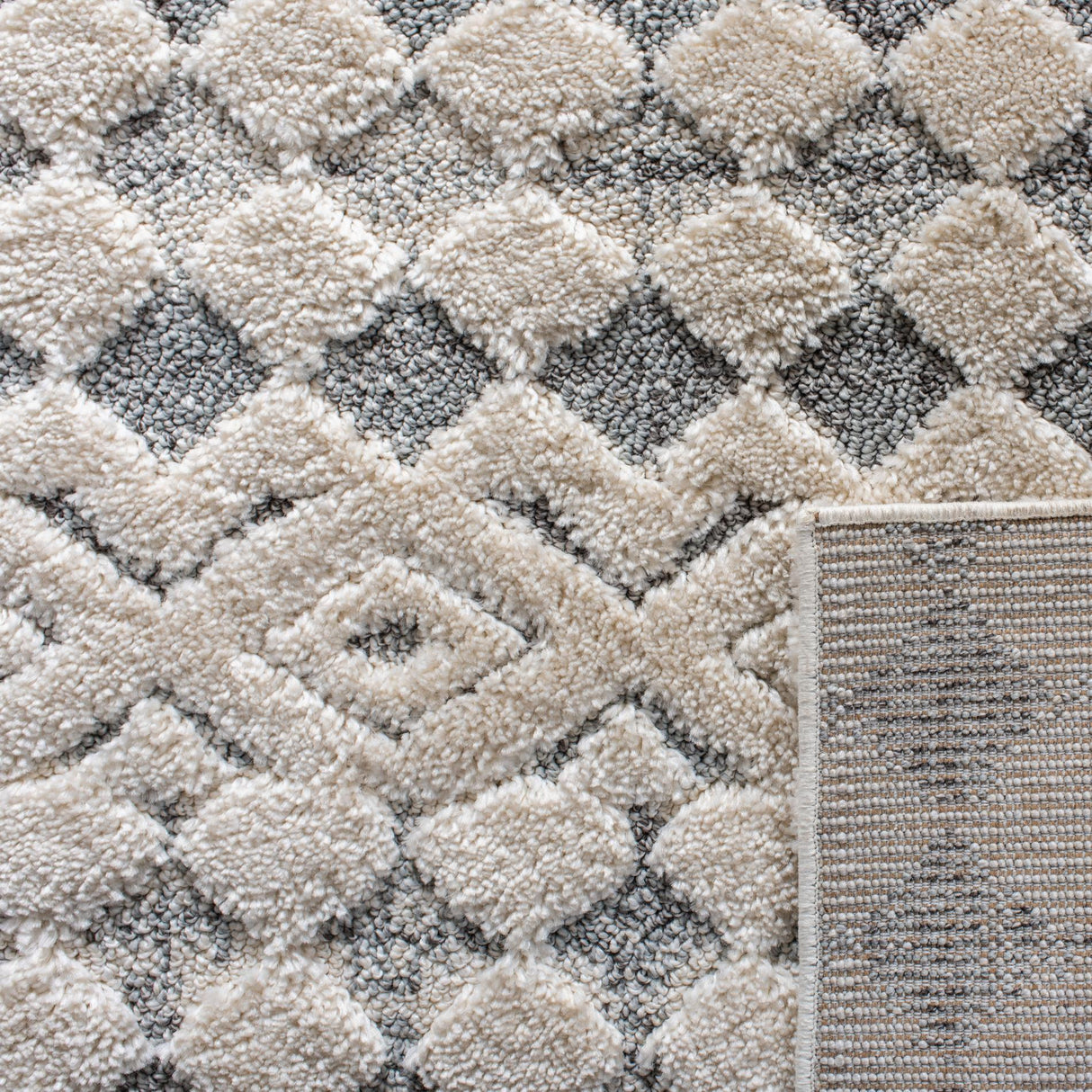 Safavieh Martha Stewart Msr0737A White/Light Grey Rugs.