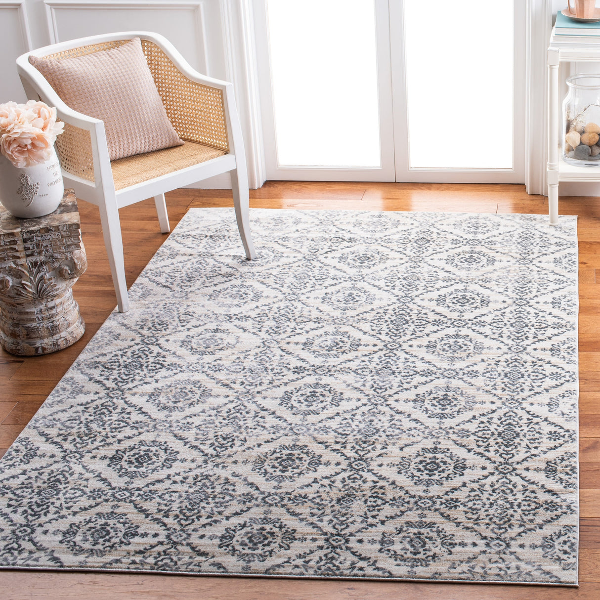 Safavieh Martha Stewart Msr0953F Cream/Grey Rugs.