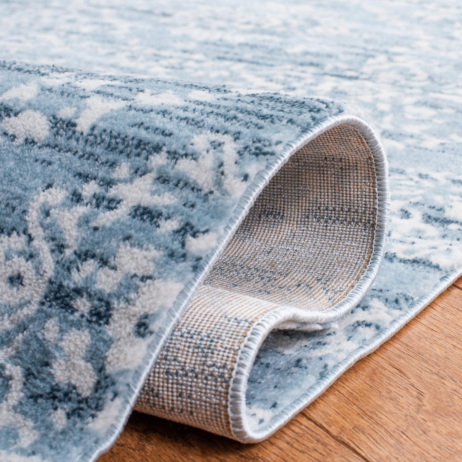 Safavieh Martha Stewart Msr0953L Denim Blue/Ivory Rugs.
