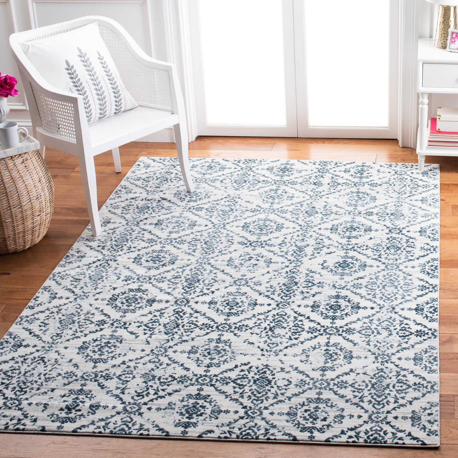 Safavieh Martha Stewart Msr0953N Navy/Ivory Rugs.