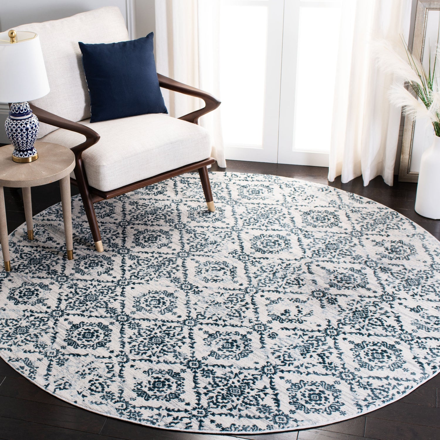Safavieh Martha Stewart Msr0953N Navy/Ivory Rugs.