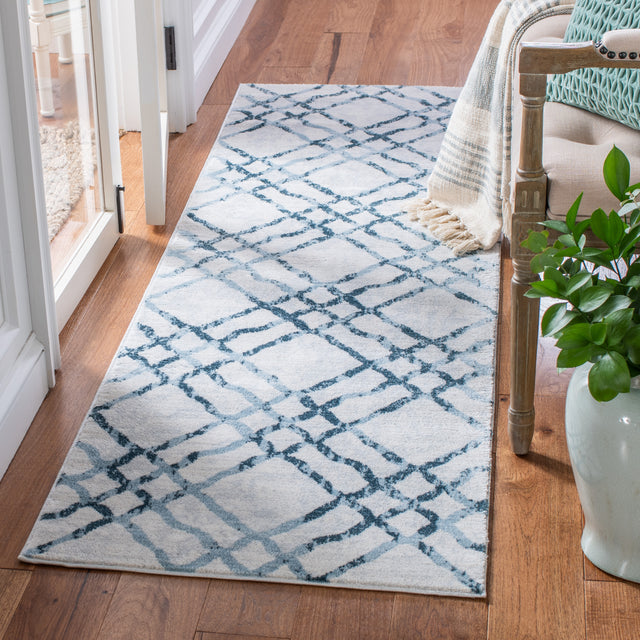 Safavieh Martha Stewart Msr0957A Ivory/Turquoise Rugs.