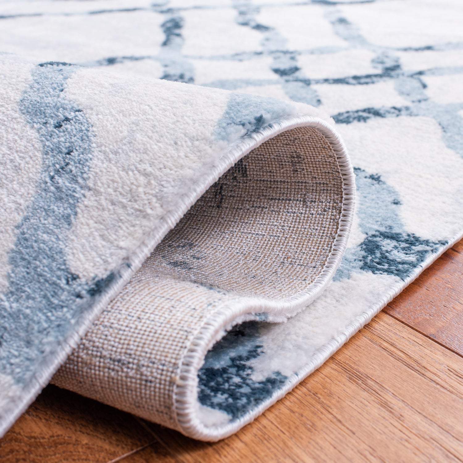 Safavieh Martha Stewart Msr0957A Ivory/Turquoise Rugs.
