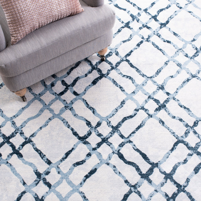 Safavieh Martha Stewart Msr0957A Ivory/Turquoise Rugs.