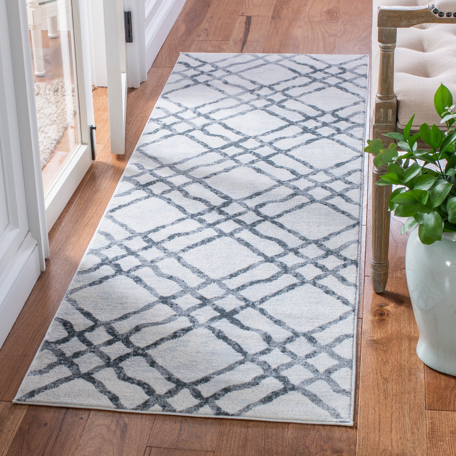 Safavieh Martha Stewart Msr0957B Ivory/Grey Rugs.