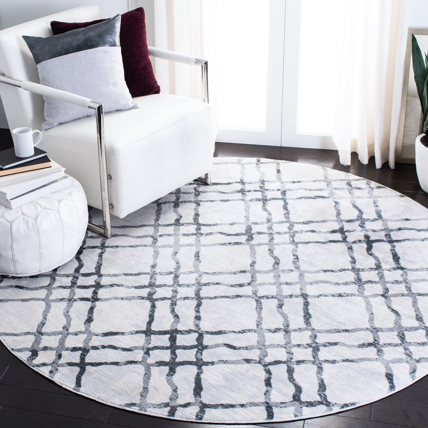 Safavieh Martha Stewart Msr0957B Ivory/Grey Rugs.
