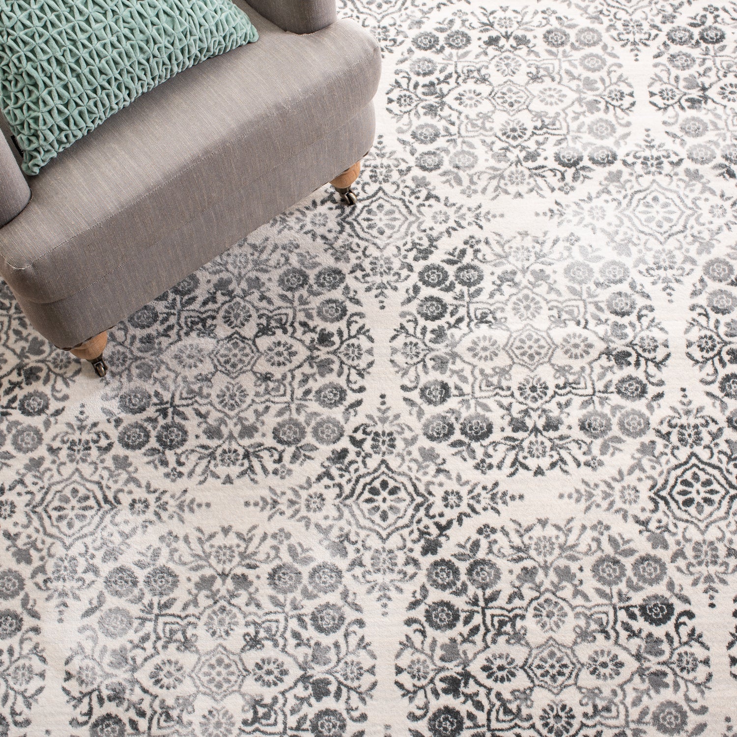 Safavieh Martha Stewart Msr0958H Charcoal/Ivory Rugs.