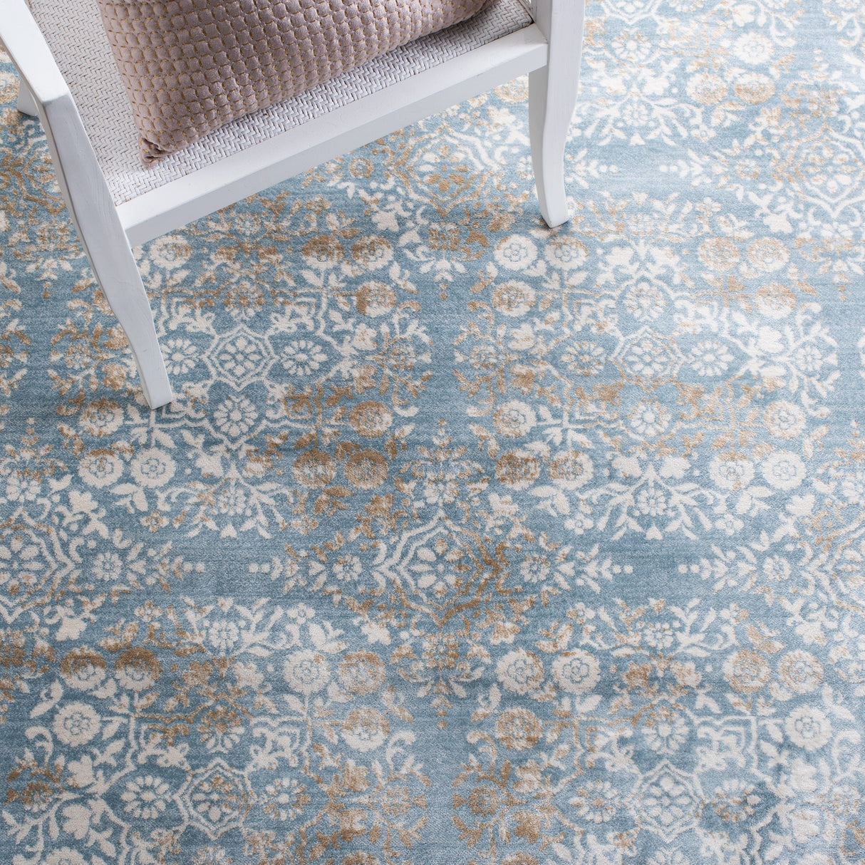 Safavieh Martha Stewart Msr0958L Denim Blue/Ivory Rugs.