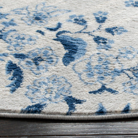 Safavieh Martha Stewart Msr2856D Cream/Blue Rug.