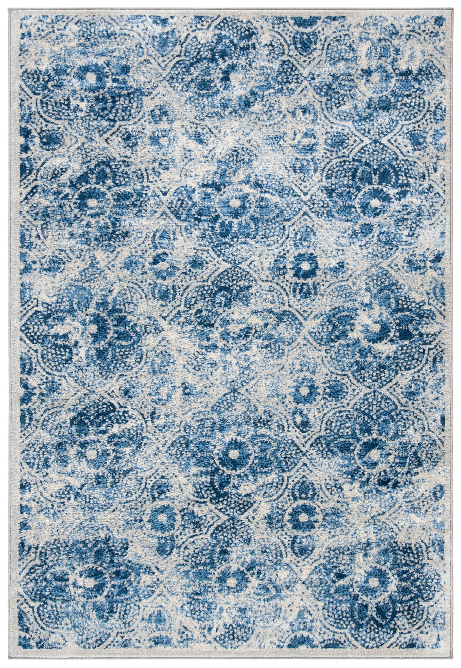 Safavieh Martha Stewart Msr2862D Cream/Blue Rug.