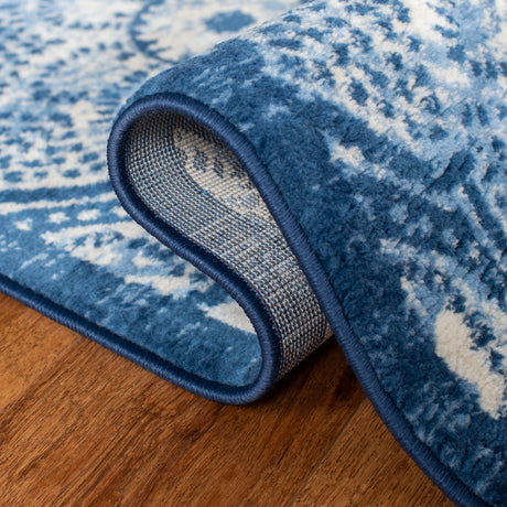 Safavieh Martha Stewart Msr2862N Navy/Creme Rug.