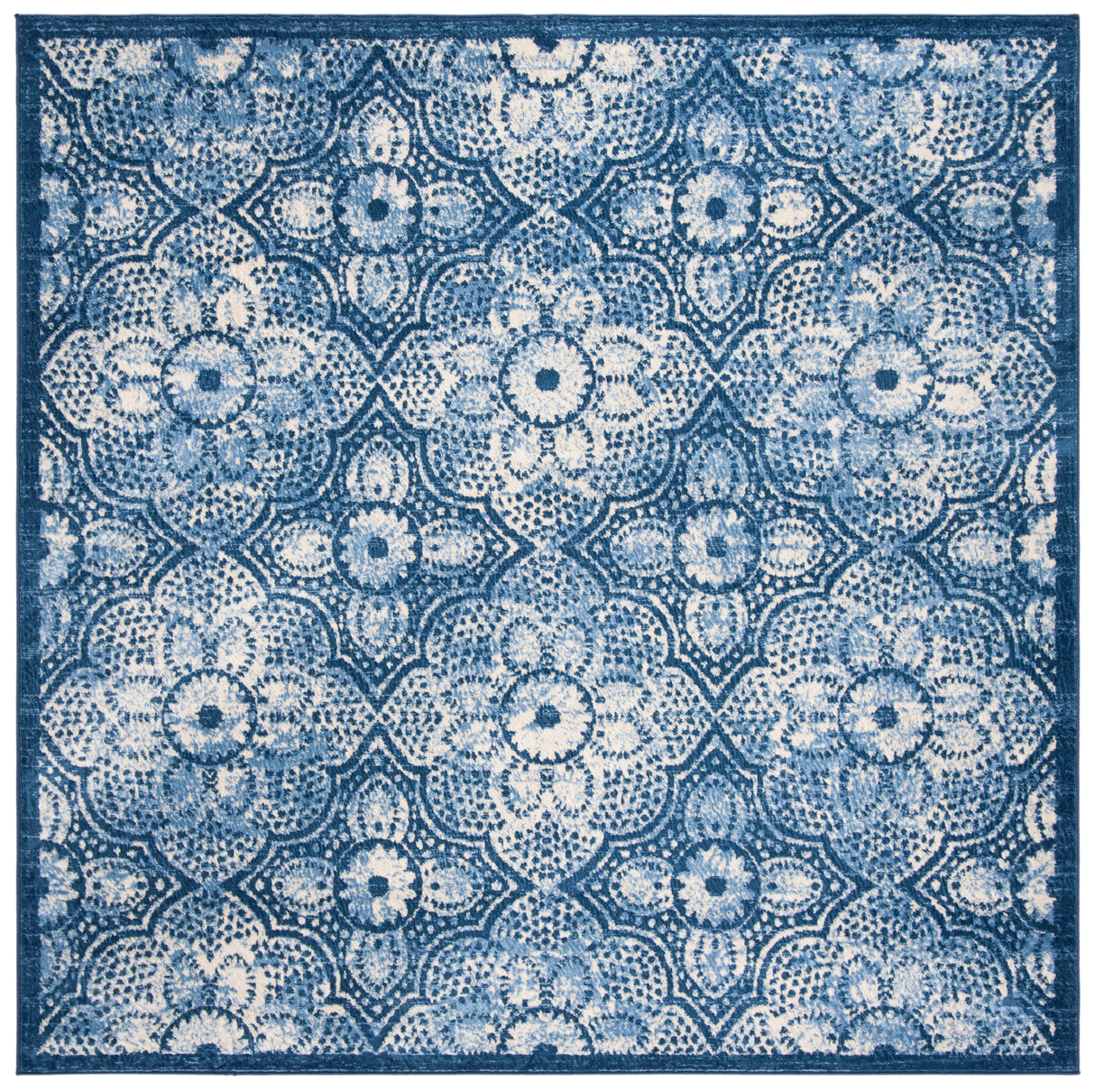 Safavieh Martha Stewart Msr2862N Navy/Creme Rug.