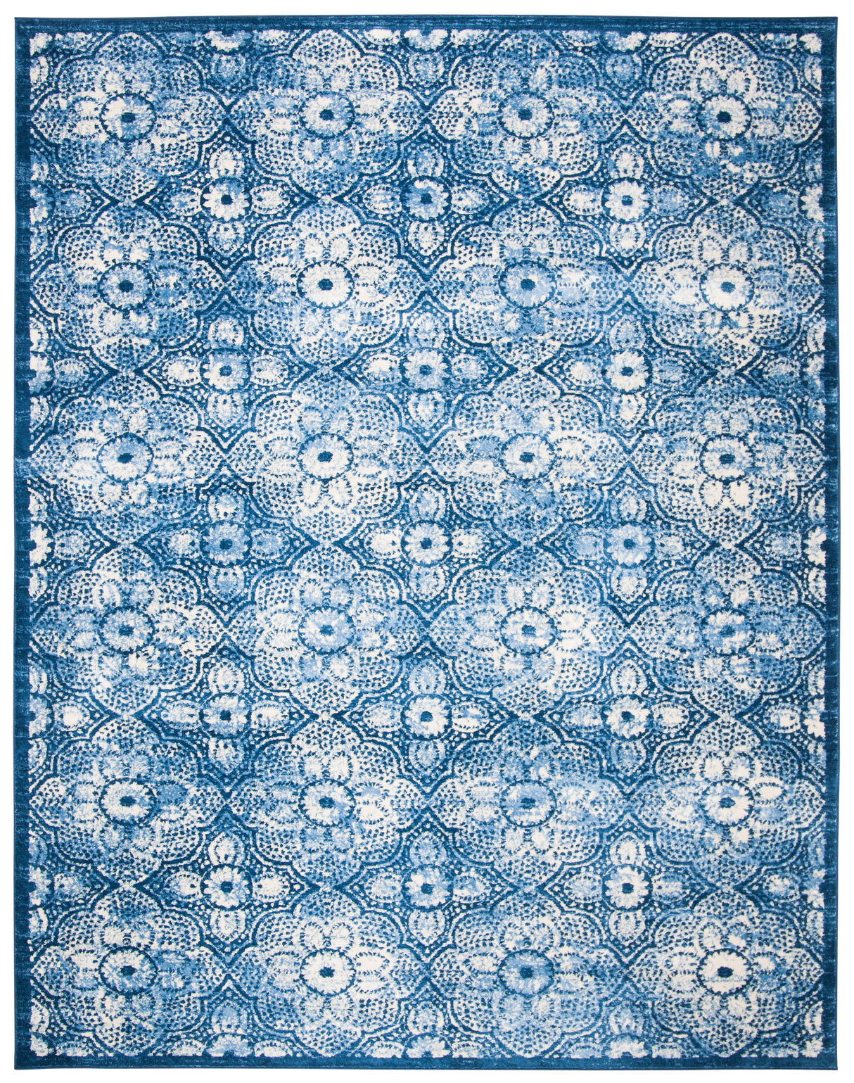 Safavieh Martha Stewart Msr2862N Navy/Creme Rug.