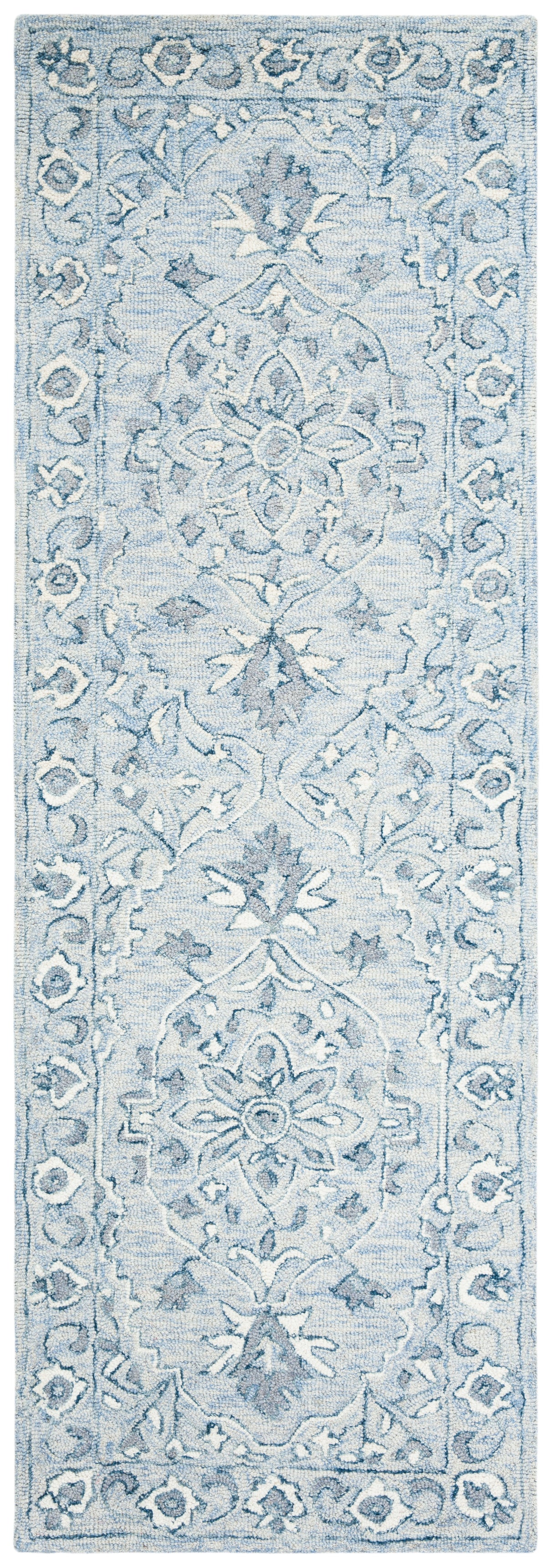 Safavieh Martha Stewart Msr3370M Light Blue/Ivory Rugs.