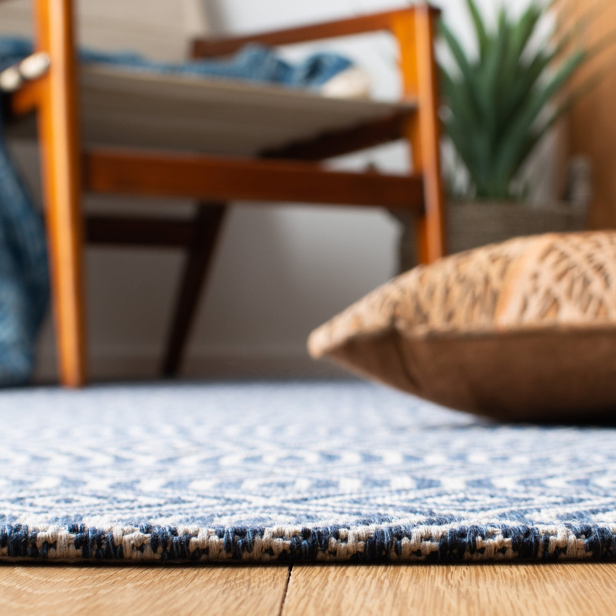 Safavieh Martha Stewart Msr401M Blue/Grey Rugs.